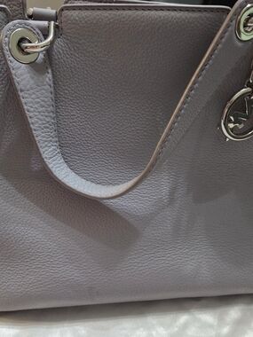 Michael Kors Lavender Pebbled Leather Tote